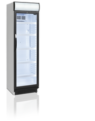Холодильный шкаф Tefcold CEV425CP-I 2 LED DOOR, 370, 1 дверь, Стекло, Крашенный, Динамическое