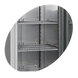 Морозильный шкаф Tefcold RF1420-P двухдверный (Дания) , 1400, 2 двери, Нерж сталь, Нержавеющий, Динамическое