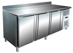 Холодильний стіл Berg GN3200TN 3х-дверний, +2...+8С, 3 двери, Нерж сталь