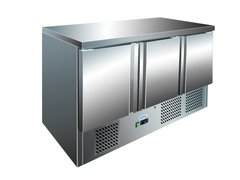 Холодильний стіл Berg G-S903 S/S TOP, +2...+8С, 3 двери, Нерж сталь