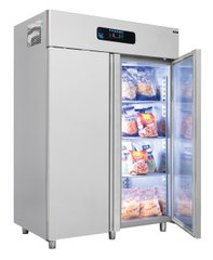 Морозильный шкаф Frenox BL14-M-R290, 1400, 2 двери, Нерж сталь, Нержавеющий, Динамическое