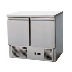 Стіл холодильний з нижнім агрегатом ширина 600 мм, -2...+8 С, 2 двери, Нерж сталь