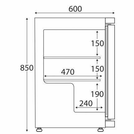 Шкаф морозильный tefcold uf200g