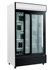 Холодильный шкaф Scan SD 1000 SL, 1000, 2 двери, Стекло, Крашенный, Динамическое
