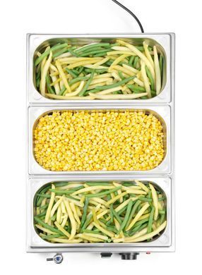 Мармит Hendi 238912 со сливным краном Kitchen Line GN 1/1