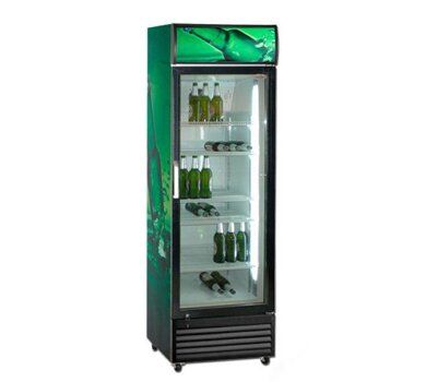 Холодильный шкaф Scan SD 415 однодверный, 400, 1 дверь, Скло, Фарбований, Динамічне