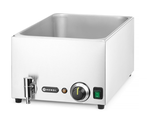 Мармит Hendi 238912 со сливным краном Kitchen Line GN 1/1