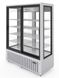 Холодильный шкаф витрина Эльтон 1,5 С двери купе стеклянные, 1500, 2 двери, Стекло, Крашенный, Динамическое