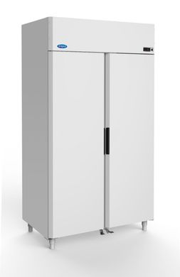 Холодильный шкаф МХМ Капри 1,12 МВ с педалью открытия, 1200, 2 двери, Глухая , Крашенный, Динамическое