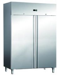 Холодильный шкаф Berg THL1180TN, 1200, 2 двери, Нерж сталь, Нержавеющий, Динамическое