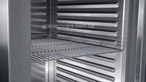 Холодильна шафа Frenox GRN-BN18-EV-SE-LED, 1400, 2 двери, Нерж сталь, Нержавіючий, Динамічне
