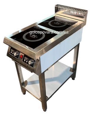 Плита індукційна GPI-2 400x700x850 2х3,5 кВт