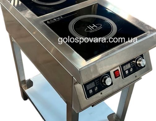 Плита індукційна GPI-2 400x700x850 2х3,5 кВт