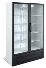 Холодильный шкаф МХМ ШХСн 0,80С, 800, 2 двери, Скло, Фарбований, Динамічне