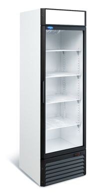 Холодильна шафа МХМ Капрі 0,5СК, 500, 1 дверь, Скло, Фарбований, Динамічне