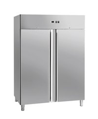 Шкаф морозильный Gooder GN-1410BT, 1400, 2 двери, Нерж сталь, Нержавеющий, Динамическое