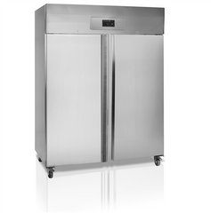 Холодильный шкаф Tefcold RK1420 двухдверный, 1400, 2 двери, Нерж сталь, Нержавеющий, Динамическое