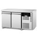 Стол холодильный GoodFood GF-GN2100TNS-HC, -2...+8 С, 2 двери, Глухая, Нерж сталь