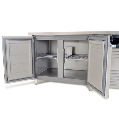 Стол холодильный GoodFood GF-GN3100TNS-HC, -2...+8 С, 3 двери, Глухая , Нерж сталь