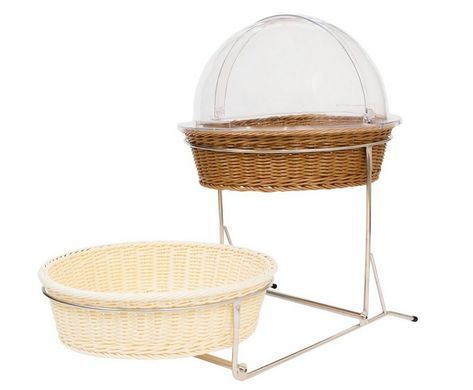 Двухуровневая подставка на 2 корзины 650x380x360