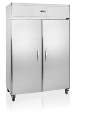 Шкаф морозильный Tefcold GUF130, 1000, 2 двери, Нерж сталь, Нержавеющий, Динамическое