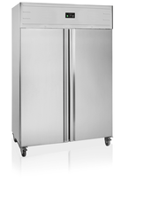 Шкаф морозильный Tefcold GUF140-P , 1000, 2 двери, Нерж сталь, Нержавеющий, Динамическое