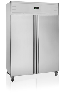 Шкаф морозильный Tefcold GUF140-P , 1000, 2 двери, Нерж сталь, Нержавеющий, Динамическое