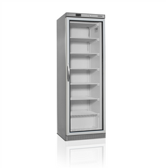 Шкаф морозильный Tefcold UF400SG-P профессиональный со стеклом, 400, 1 дверь, Стекло, Нержавеющий, Статическое