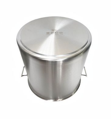 Кастрюля высокая с крышкой Brillis 33 л d350х350 мм