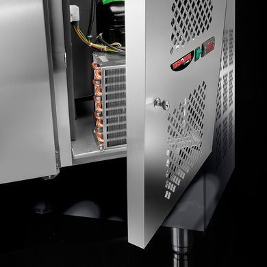 Стіл холодильний Tecnodom TF03MIDGN NEW, 0...+10С, 3 двери, Нерж сталь