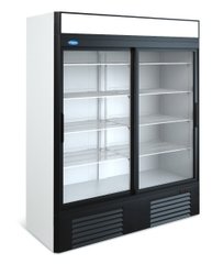 Холодильный шкаф МХМ Капри 1,5УСК Купе, 1500, 2 двери, Стекло, Крашенный, Динамическое