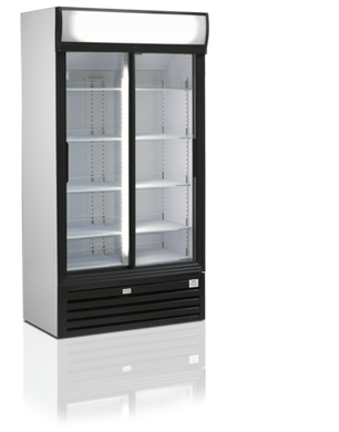 Холодильный шкаф для напитков Tefcold SLDG725, 700, 2 двери, 3 двери, Стекло, Крашенный, Динамическое