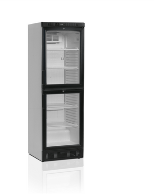 Холодильный шкаф Tefcold SCU2375-I, 370, 2 двери, Стекло, Крашенный, Динамическое
