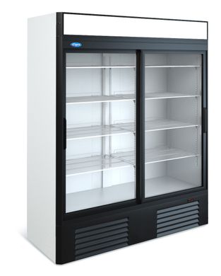 Холодильна шафа Капрі 1,5СК Купе, 1500, 2 двери, Скло, Фарбований, Динамічне