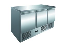 Холодильний стіл REEDNEE S903 TOP S/S, +2...+8С, 3 двери, Нерж сталь