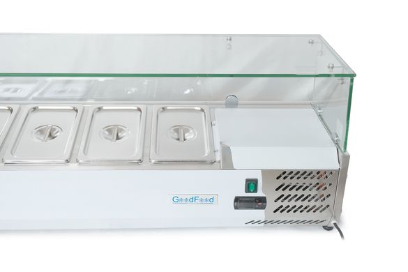 Вітрина холодильна для топінгу GoodFood GF-VRX2000/380-H6C