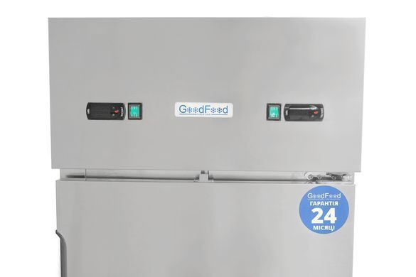 Шкаф холодильно-морозильный Goodfood GF-GN500TNBT-HC, 500, 1 дверь, Нерж сталь, Нержавіючий, Динамічне