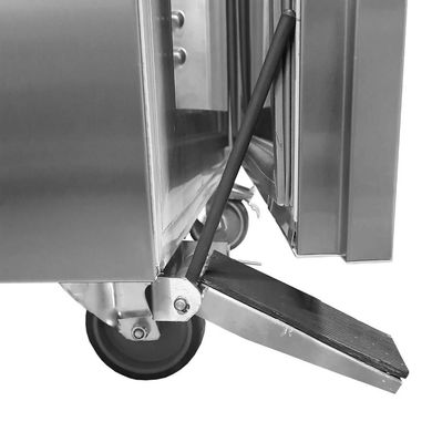 Морозильный шкаф Brillis GRN-BL9-EV-SE-LED, 700, 1 дверь, Нерж сталь, Нержавеющий, Динамическое