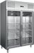 Холодильна шафа Berg GN1410TNG, 1400, 2 двери, Скло, Нержавіючий, Динамічне