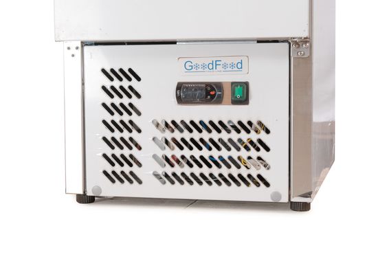 Стол холодильный GoodFood GF-S451-H6C, +2...+8С, 1 дверь, Нерж сталь