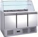 Холодильный стол GoodFood GF-S903SQ-HC, +2...+8С, 3 двери, Нерж сталь