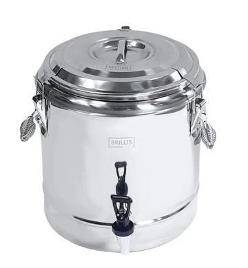 Термоведро с краном BRILLIS WH3101 SS304 12 л, 12