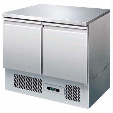 Стол холодильный Cooleq S901 двухдверный, -2...+8 С, 2 двери, Нерж сталь