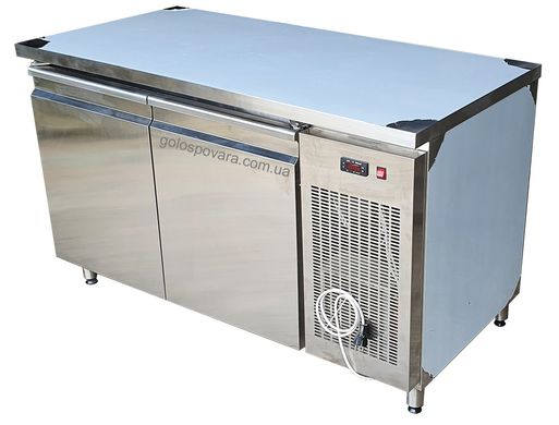 Морозильный стол двухдверный RTR-600, -15... -18 С, 2 двери, Нерж сталь