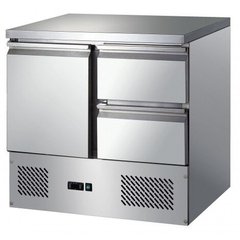 Холодильний стіл FROSTY S901-2D з шухлядами , +2...+8С, 2 двери, Нерж сталь