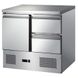 Холодильный стол FROSTY S901-2D с выдвижными ящиками, +2...+8С, 2 двери, Нерж сталь