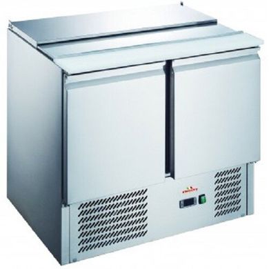 Холодильный стол саладетта FROSTY S900 , +2...+8С, 2 двери, Нерж сталь