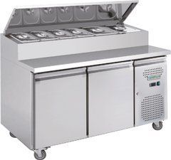 Саладета GoodFood GF-SH2000-700-HC, +2...+8С, 2 двери, Нерж сталь