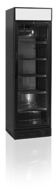 Холодильна шафа Tefcold CEV425CP-I BLACK, 370, 1 дверь, Скло, Фарбований, Динамічне