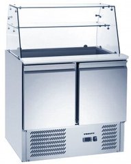 Холодильный стол Frosty S900SQ, +2...+8С, 2 двери, Нерж сталь
